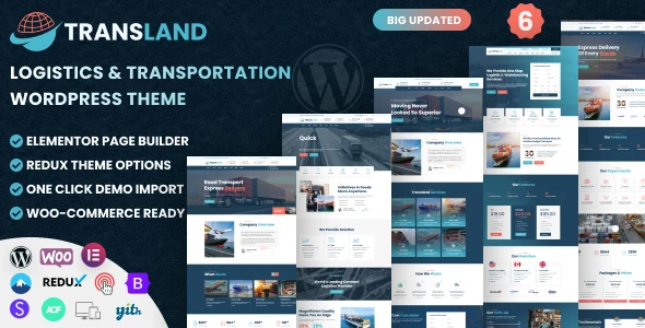 Transland – Transport & Logistics WordPress Theme
